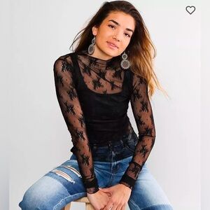 FREE PEOPLE Lady Lux Layering Top